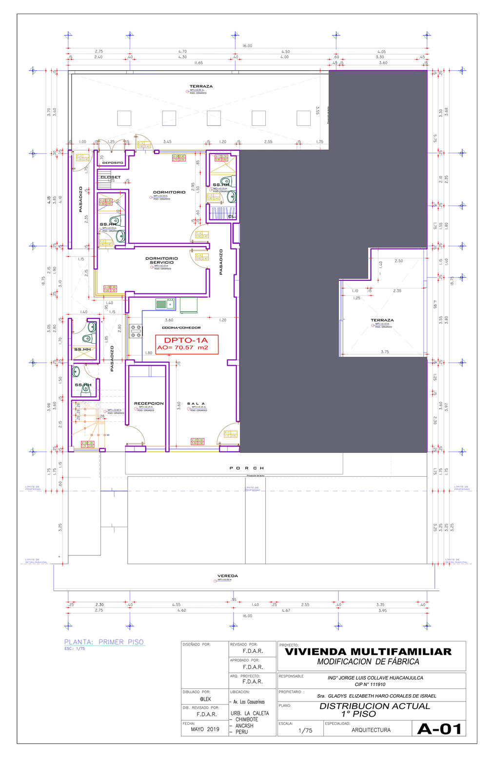 Plano Primer Piso
